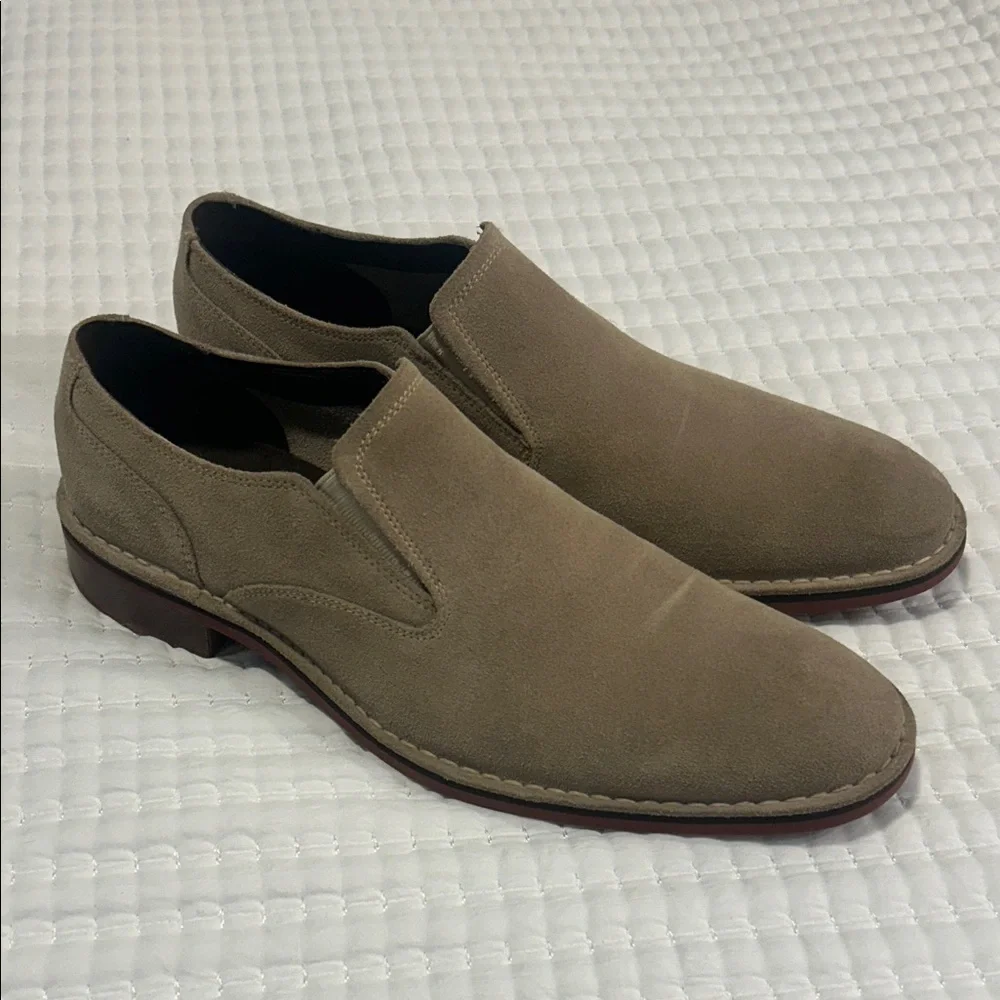 Cole Haan Men's Tan Suede Slip-Ons Loafers size 13M